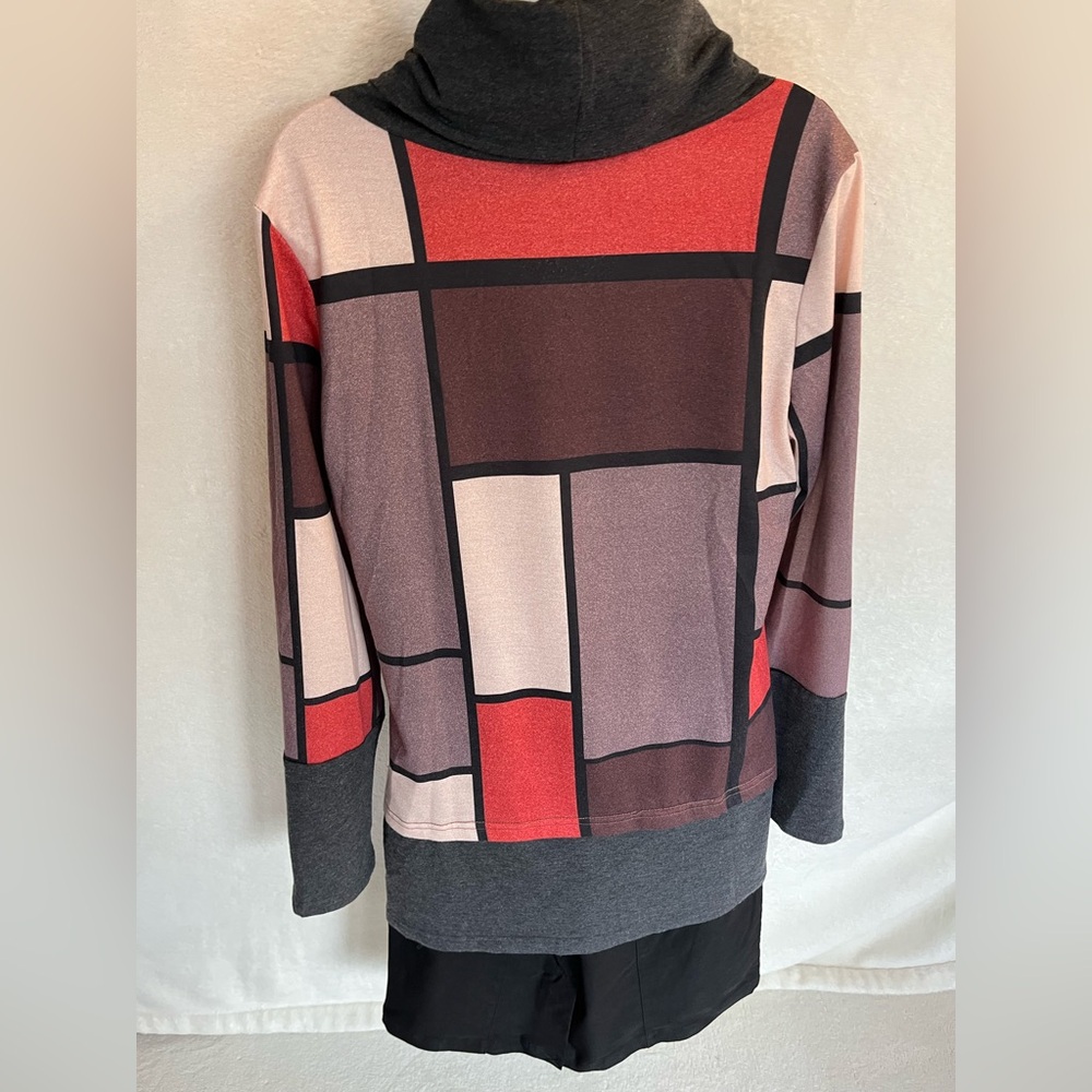 Color-Blocked Fall Shirt - Picture 2 of 7